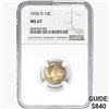 Image 1 : 1936-D Mercury Silver Dime NGC MS67