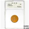 1909-S Wheat Cent ANACS MS65 RB