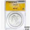 1880-S Morgan Silver Dollar ANACS MS63