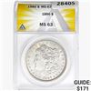 1886 Morgan Silver Dollar ANACS MS63