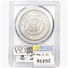 Image 2 : 1883-CC Morgan Silver Dollar PCGS MS63