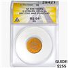 Image 1 : 1863 NY Token Civ. W. Storecard 630AL-1a ANACS MS64 RB Hyenlein