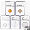 Image 1 : [5] 1951 Varied Coinage Set NGC PF