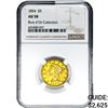 Image 1 : 1854 $5 Gold Half Eagle NGC AU58 Rive d'Or COLL.