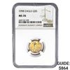 Image 1 : 1998 $5 1/10oz. American Gold Eagle NGC MS70