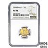 Image 1 : 1998 $5 1/10oz. American Gold Eagle NGC MS70