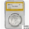 Image 1 : 1880-CC Morgan Silver Dollar PGA MS64