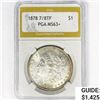 Image 1 : 1878 7/8TF Morgan Silver Dollar PGA MS63+
