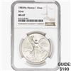 1983Mo 1oz. Silver Mexicanos Onza NGC MS67