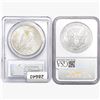 Image 2 : [2] 1922&2000 Silver Eagle PCGS/NGC MS62/69