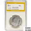 1817 Capped Bust Half Dollar PGA AU50 Punctuated Date