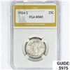 1924-S Standing Liberty Quarter PGA MS60
