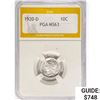 1920-D Mercury Silver Dime PGA MS63