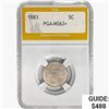 Image 1 : 1883 Shield Nickel PGA MS63+