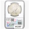Image 2 : 1927 Silver Peace Dollar NGC MS61