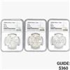 Image 1 : [3] 1983Mo 1oz. Silver Mexicanos Onza NGC MS64
