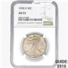 Image 1 : 1938-D Walking Liberty Half Dollar NGC AU53