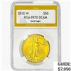Image 1 : 2012-W $50 1oz Gold Eagle PGA PR70 DCAM