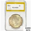 Image 1 : 1921 Morgan Silver Dollar PGA MS65