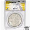 1921-D Morgan Silver Dollar ANACS MS63