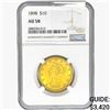 Image 1 : 1898 $10 Gold Eagle NGC AU58