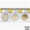 [3] 1883-1902 Morgan Silver Dollar ANACS MS62/63
