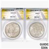 [2] 1883-O&1889 Morgan Silver Dollar ANACS MS
