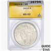 1922-S Silver Peace Dollar ANACS MS62