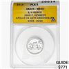 2014 1/4oz. Platinum JFK Apollo 11 Medal ANACS MS69