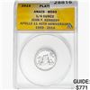 2014 1/4oz. Platinum JFK Apollo 11 Medal ANACS MS69