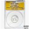 2014 1/4oz. Platinum JFK Apollo 11 Medal ANACS MS68