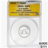 2014 1/4oz. Platinum JFK Apollo 11 Medal ANACS MS69