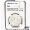1983Mo 1oz. Silver Mexicanos Onza NGC MS65