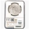 Image 2 : 1983Mo 1oz. Silver Mexicanos Onza NGC MS66