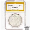 1878 7TF Morgan Silver Dollar PGA MS62 REV 79
