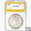 1893 Morgan Silver Dollar PGA AU58