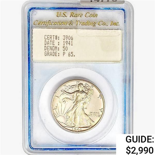 1941 Walking Liberty Half Dollar U.S. Rare Coin P65