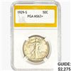 1929-S Walking Liberty Half Dollar PGA MS63+