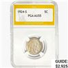 1924-S Buffalo Nickel PGA AU55