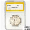 1919-D Walking Liberty Half Dollar PGA AU50