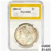 1884-CC Morgan Silver Dollar PGA MS66