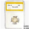 1921-D Mercury Silver Dime PGA AU55