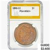 1890-CC Morgan Silver Dollar PGA MS63+