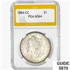 1884-CC Morgan Silver Dollar PGA MS64