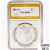 1891-O Morgan Silver Dollar PGA MS63