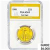 1991 $25 1/2oz. A.G.E. PGA MS69