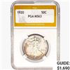 1920 Walking Liberty Half Dollar PGA MS63