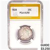1828 Capped Bust Quarter PGA AU50