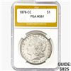 Image 1 : 1878-CC Morgan Silver Dollar PGA MS61