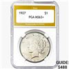 1927 Silver Peace Dollar PGA MS63+